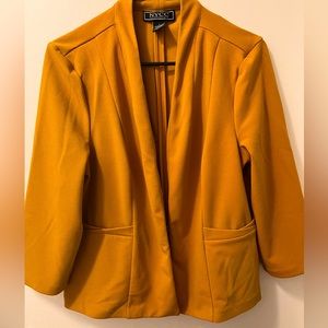 Women’s Blazer -Size Large- color Mustard